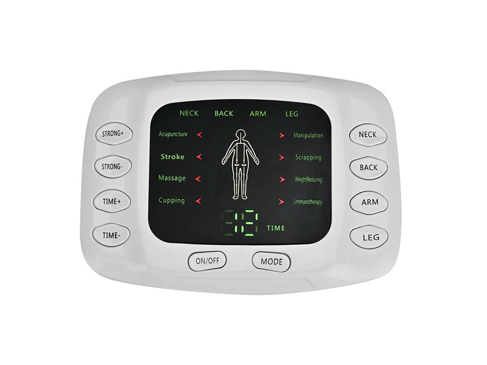 Elektrostimulator til muskler EMS & TENS – Med display, 8 programmer og justerbar intensitet