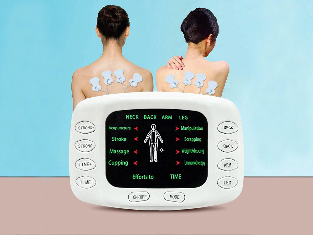 Elektrostimulator til muskler EMS & TENS – Med display, 8 programmer og justerbar intensitet