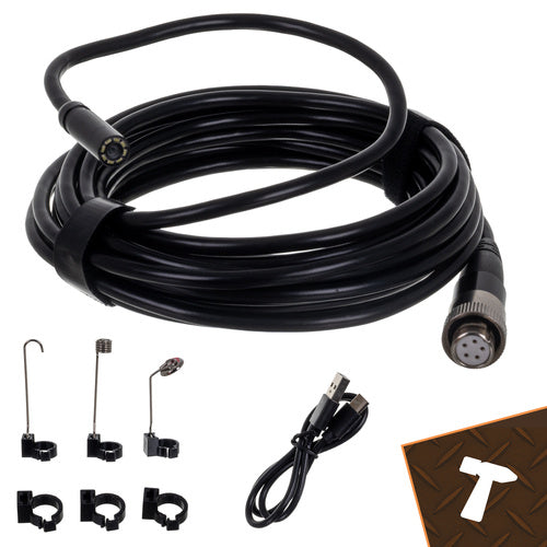 Inspektionskamera, Trådløst 5m med Full HD & 8 LED – IP67 Vandtæt