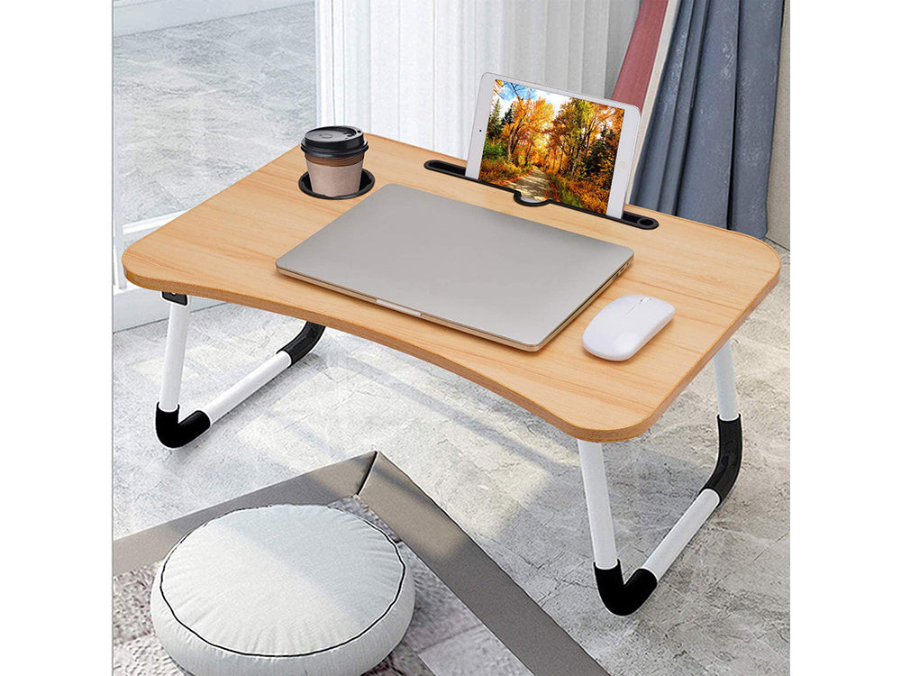 Multifunktionelt Sammenklappeligt Bord til Seng og Sofa