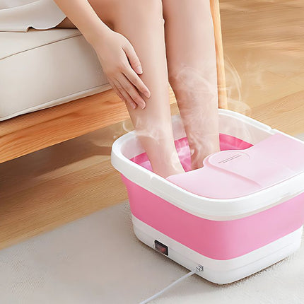 Sammenklappelig fodmassagebalje med Varme, Boblefunktion & Massage
