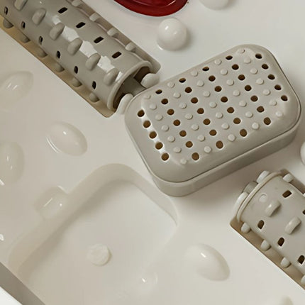 Sammenklappelig fodmassagebalje med Varme, Boblefunktion & Massage