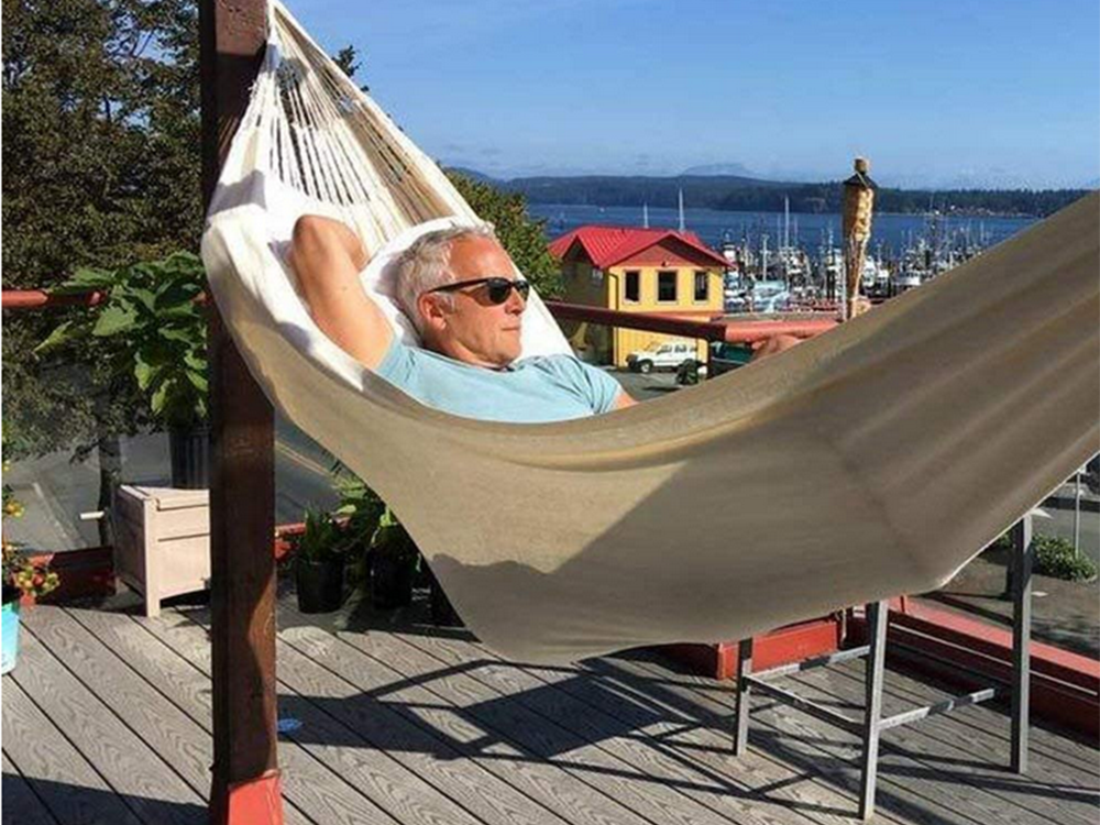 Stor Have hængekøje med Opbevaringspose