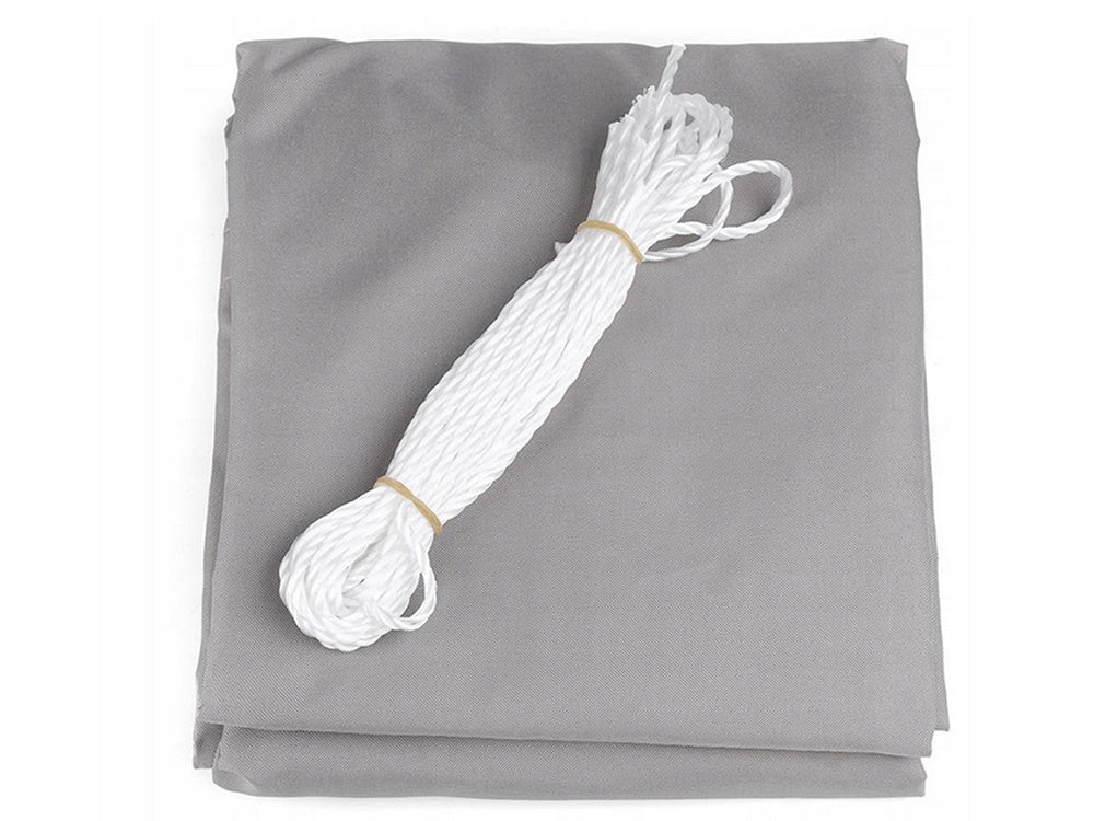 Solsejl Grå/Beige 3 størrelser