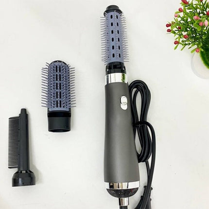 Multifunktionelt 3-i-1 Styling Kit: Hårtørrer, Krøllejern og Hårbørste
