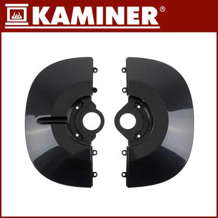 Søjlevarmer 2000W med pejseeffekt og fjernbetjening