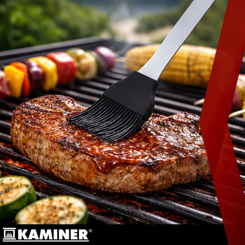 Grillbestik sæt 26 dele i kuffert – Komplet BBQ tilbehør i rustfrit stål