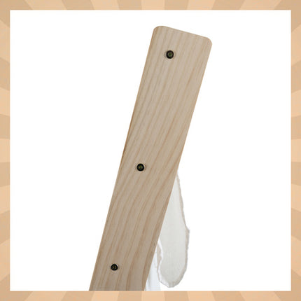 Børnebibliotek, 6 Hylder, i træ & stof, perfekt til organisering