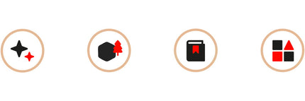 Børnebibliotek, 6 Hylder, i træ & stof, perfekt til organisering