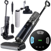 Vaskestøvsuger, 200W, ledningsfri med Selv-rens og 2-i-1 Funktion – Til Effektiv rengøring af hårde gulve