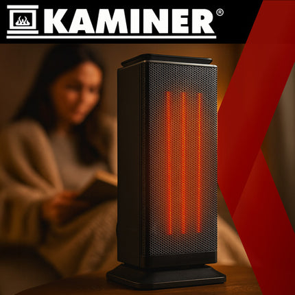Keramisk Varmeblæser 2000W, energi­besparende med Fjernbetjening