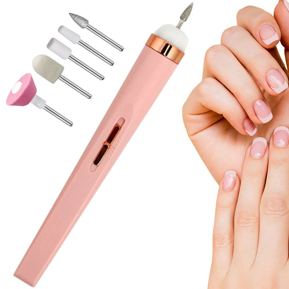 Trådløs Neglefil til Manicure og Pedicure med USB-Opladning