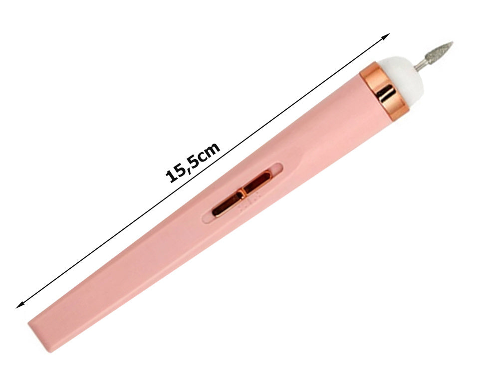 Trådløs Neglefil til Manicure og Pedicure med USB-Opladning