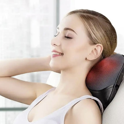 Multifunktionel Massagepude med Varme - Din Personlige Masseur Til Hjem og Bil!