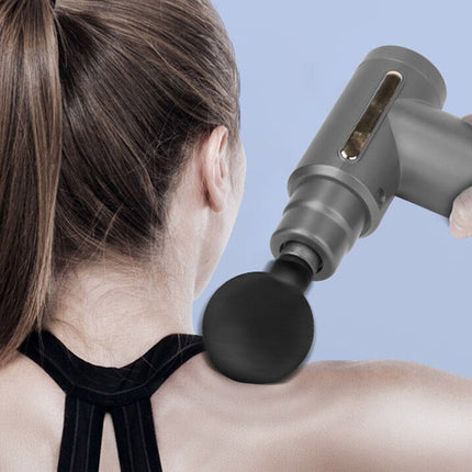 Massagepistol med 4 Udskiftelige Hoveder - Til Dybdegående Muskelafslapning