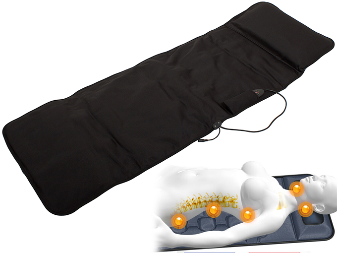 Massage Måtte med Varme og Fjernbetjening – Helkropsmassage med 5 Massagezoner