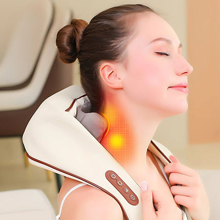 Trådløs nakkemassager med varme – Til nakke, skuldre og krop