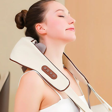 Trådløs nakkemassager med varme – Til nakke, skuldre og krop