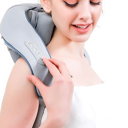 Trådløs nakkemassager med varme – Til nakke, skuldre og krop