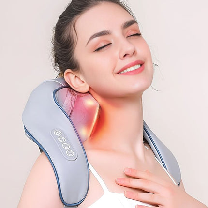 Trådløs nakkemassager med varme – Til nakke, skuldre og krop