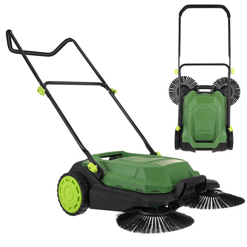 Fejemaskine 68 cm til fliser & terrasse  – 24L Opsamler
