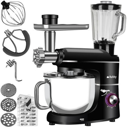 3-i-1 Køkkenmaskine med Blender og Kødhakker – 2200W