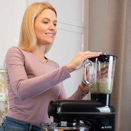 3-i-1 Køkkenmaskine med Blender og Kødhakker – 2200W
