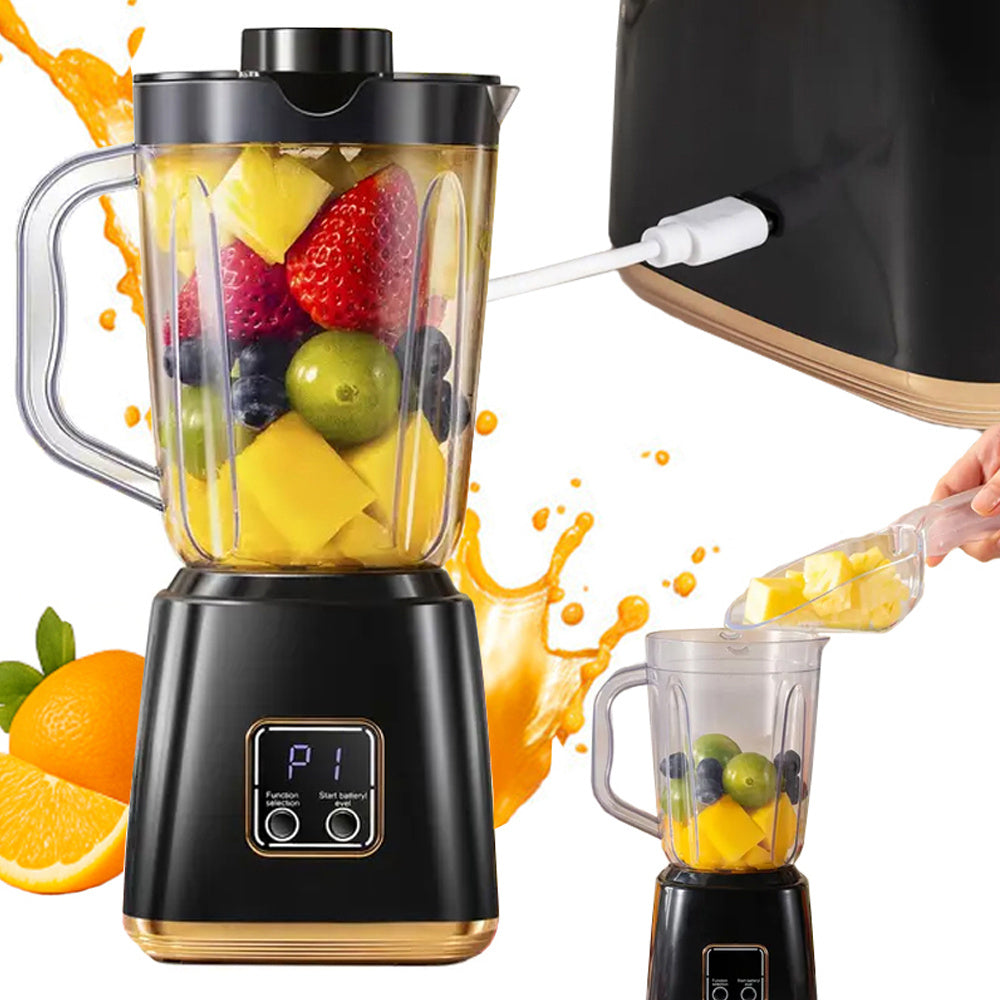 Trådløs Smoothie Blender 600 ml med USB-C – Bærbar Blender til Smoothies & Shakes