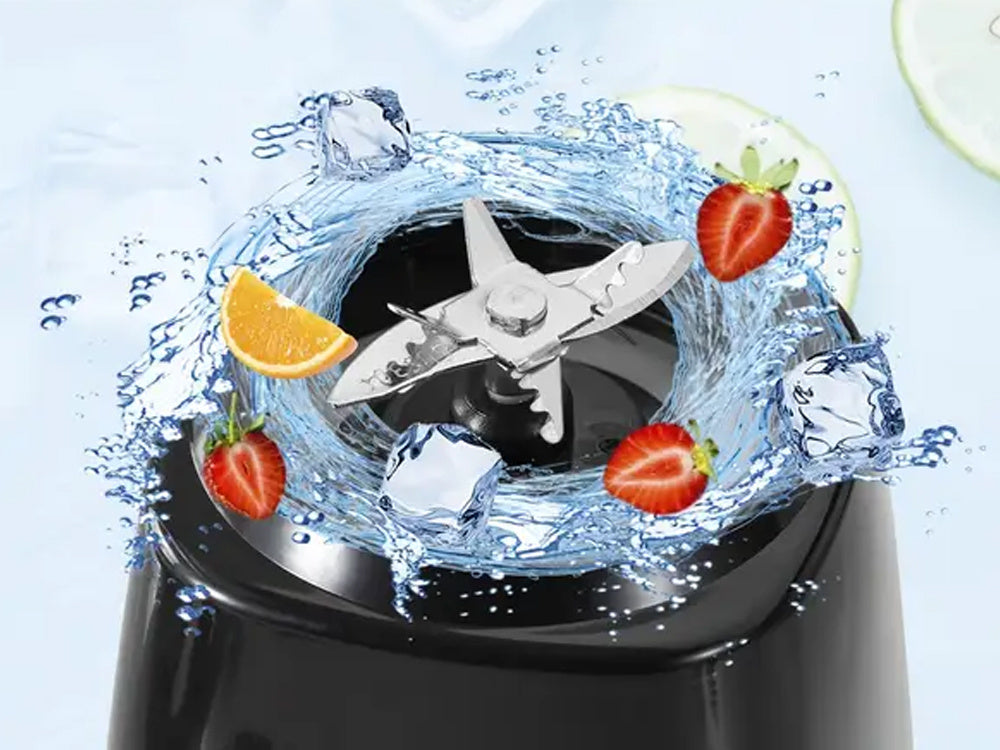 Trådløs Smoothie Blender 600 ml med USB-C – Bærbar Blender til Smoothies & Shakes