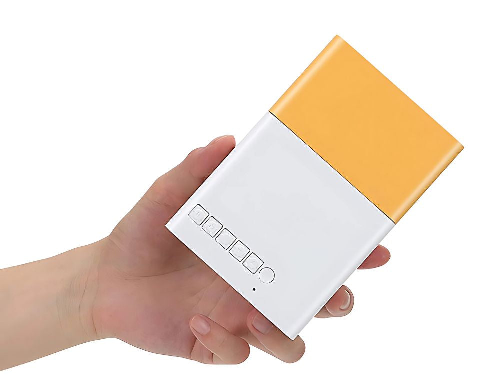 Bærbar mini projektor YG300 version 2025 – Full HD, HDMI & Fjernbetjening