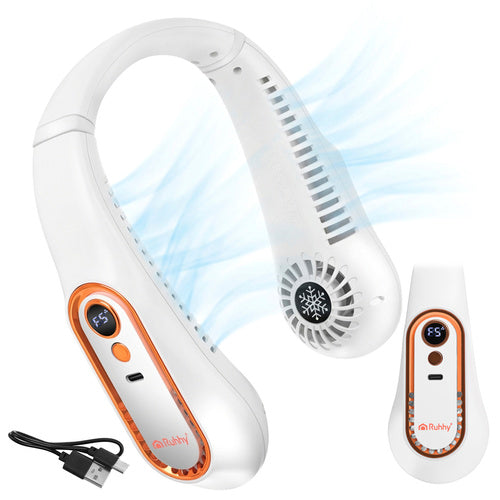 Ventilator til omkring ens hoved -  med LED Display