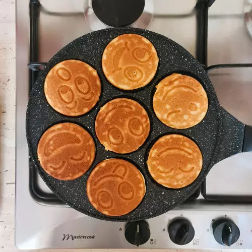 Pandekagepande med Smiley Ansigter - Tilføj Sjov til Din Madlavningmad