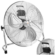 Gulvventilator – kraftig metal ventilator med 3 hastigheder