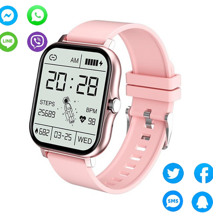 Smartwatch til kvinder og mænd – bluetooth opkald & sport