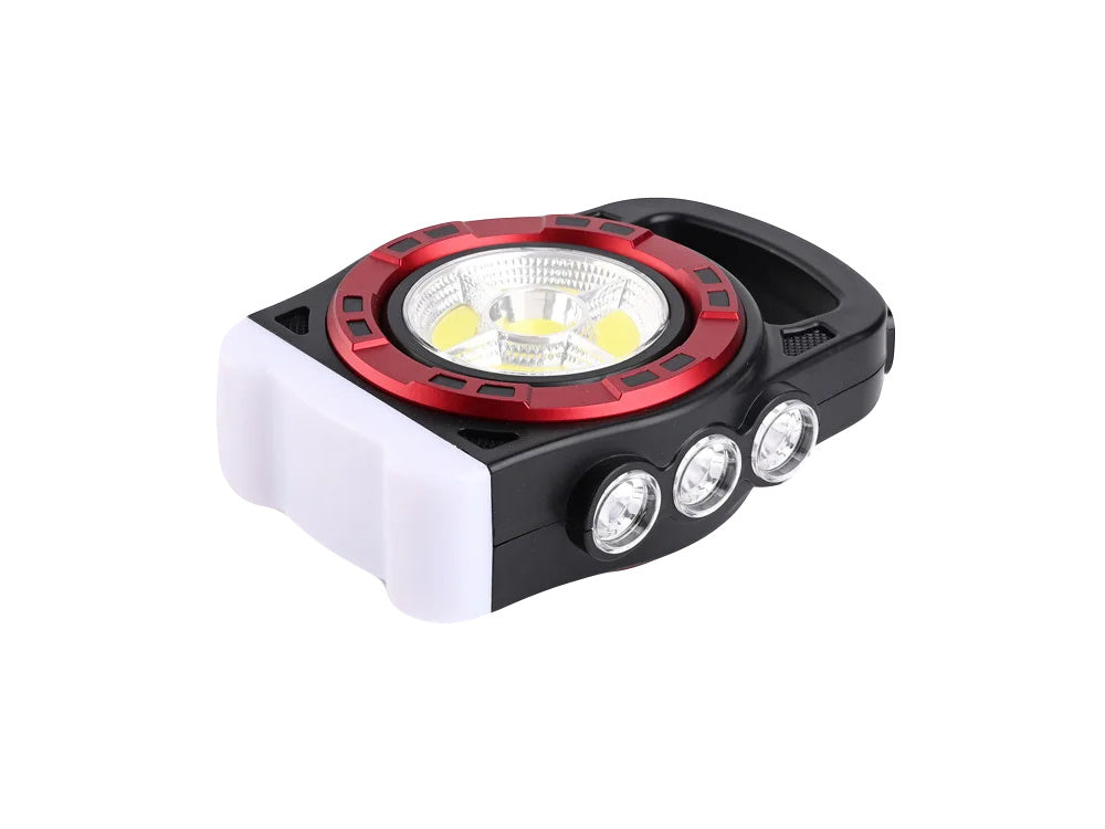 Solcelledrevet Genopladelig LED Lygte med Powerbank