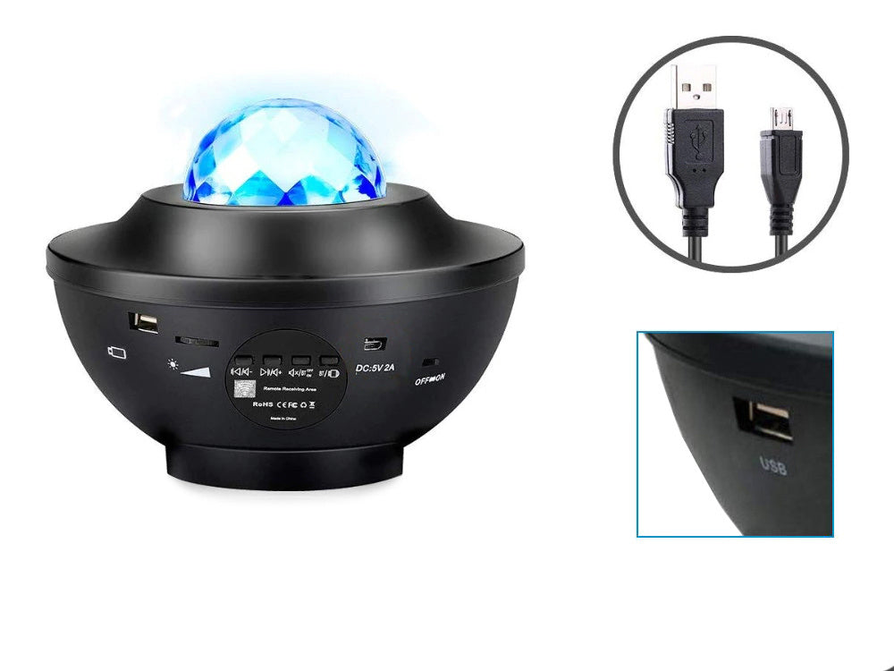 Grundig LED stjerneprojektor inkl. fjernbetjening