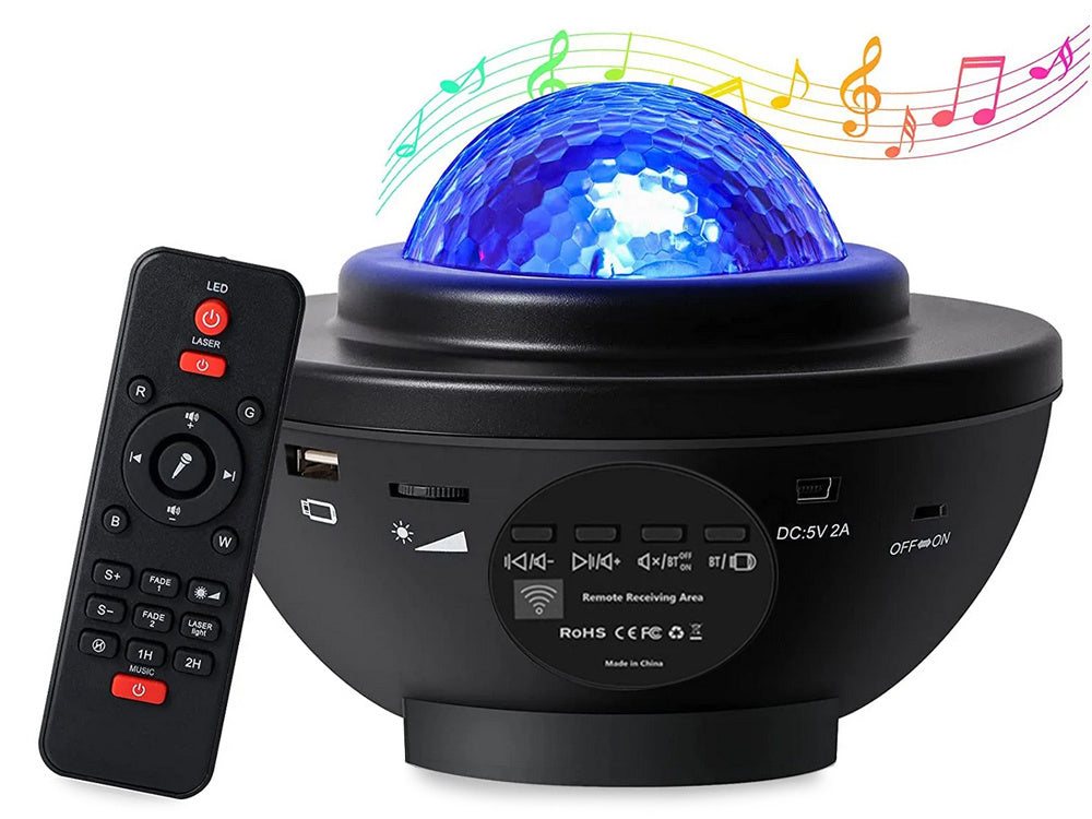 Grundig LED stjerneprojektor inkl. fjernbetjening