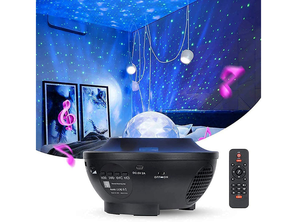 Grundig LED stjerneprojektor inkl. fjernbetjening