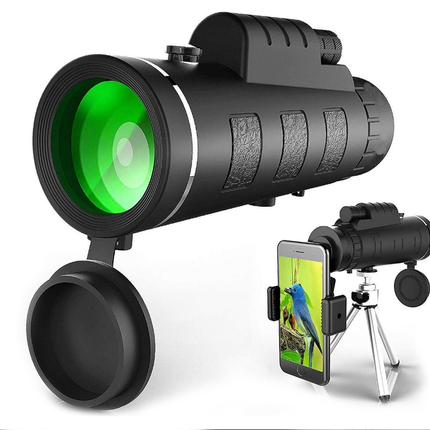 Monokulært Teleskop med 40x60 Zoom, Stativ og Mobilholder