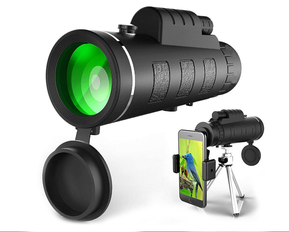 Monokulært Teleskop med 40x60 Zoom, Stativ og Mobilholder