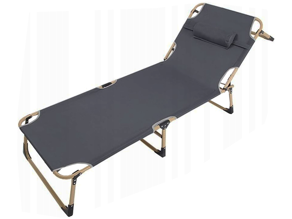 Sammenklappelig Solseng/Day bed/Campingseng – Justerbar & Stabil