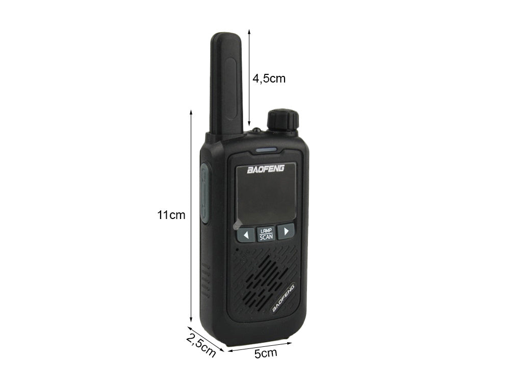 Walkie Talkie Sæt - 2 stk - KRAFTIGT rækkevidde