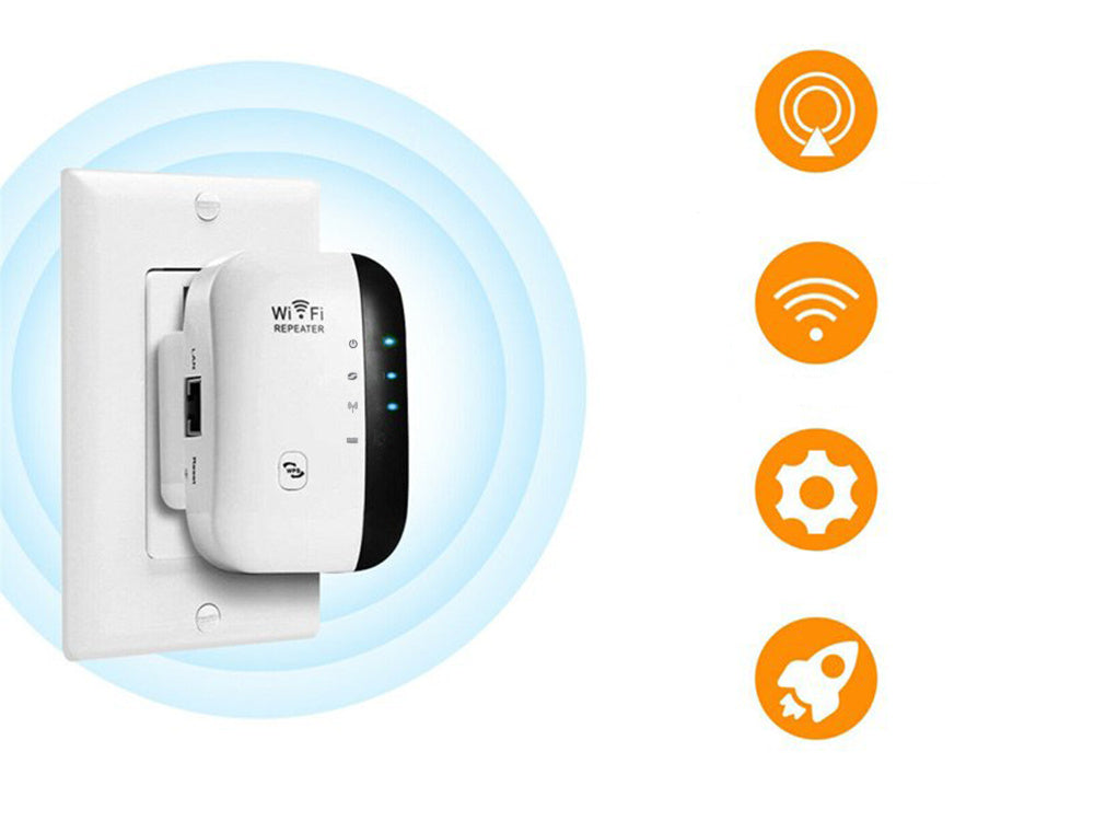 Wi-Fi Signalforstærker – Op til 300 Mbps
