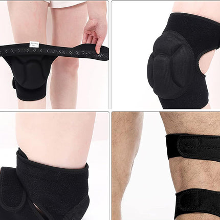 Bløde Knæbeskyttere til Havearbejde – Justerbare med Velcro