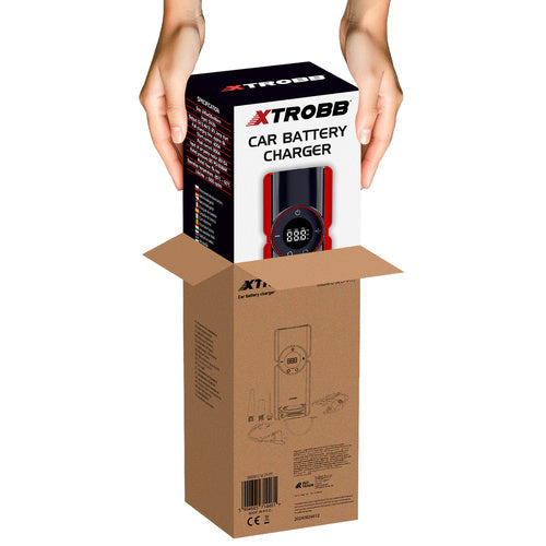 6-i-1 Power Bank, Jump Starter, Kompressor - 10.000 mAh til Bilen