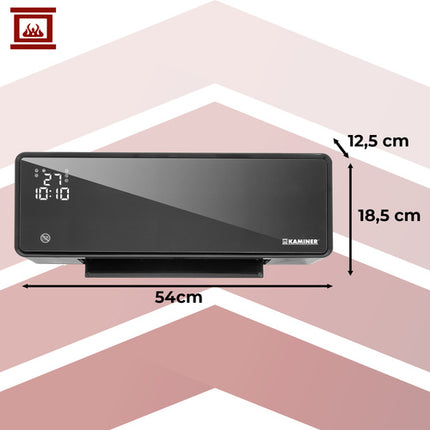 Elvarmer med WiFi, 2000W, Vægmonteret