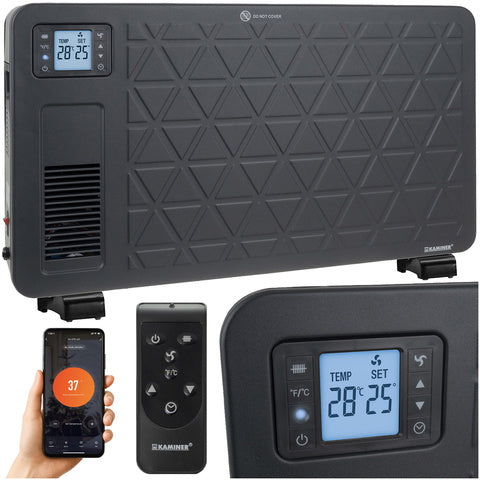 El radiator 2300W Wi-Fi, Fjernbetjening og Turbo Varmefunktion