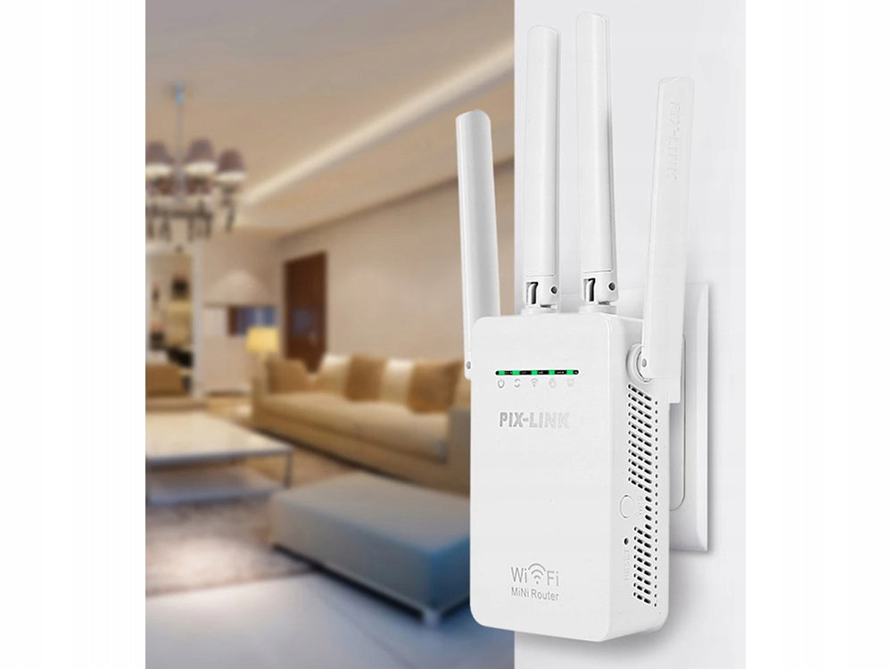 Kraftfuld WiFi-Signal Forstørker 300Mbps - Forøg Din WIFI Rækkevidde