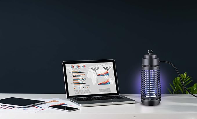 Kraftig myg- og fluefælde fra Grundig med blå lys
