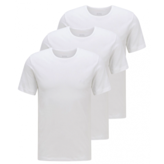 Hugo Boss T-shirts  3 stk. pakke Hvid med rund hals